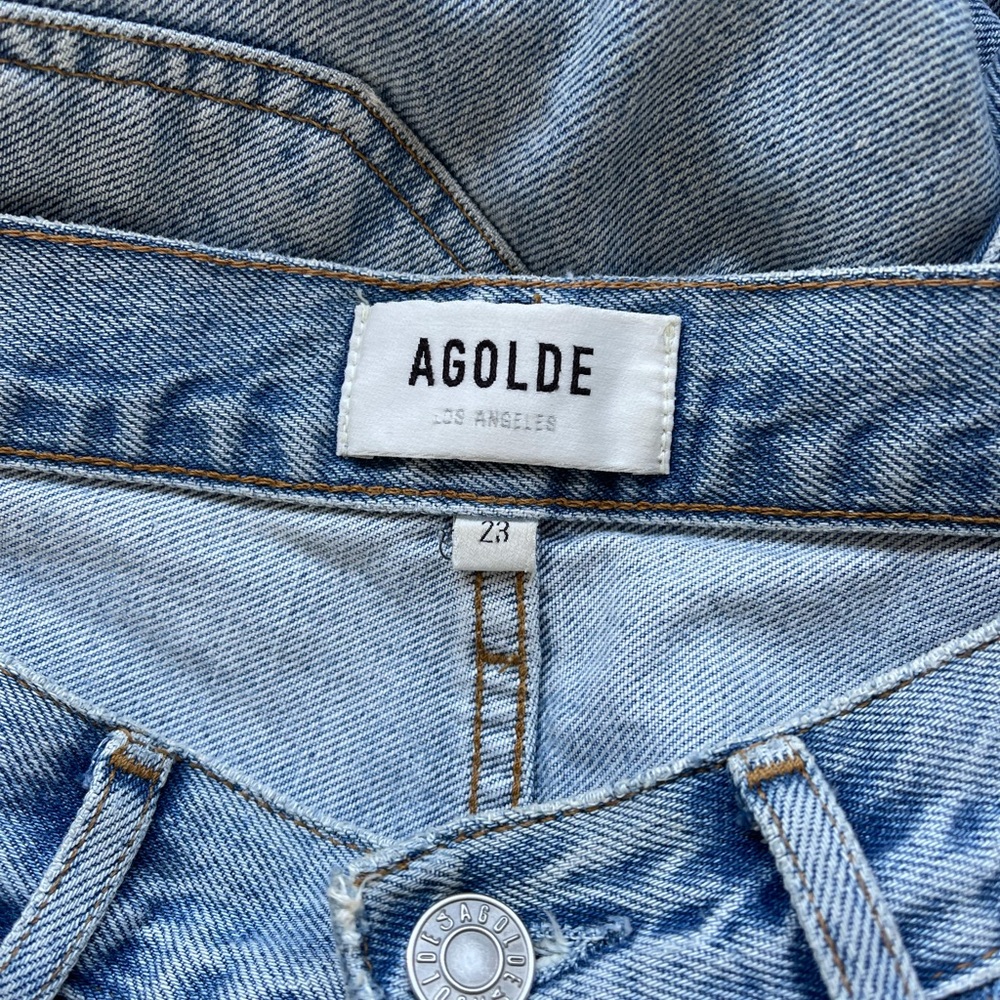 AGOLDE 90's Mid Rise Loose Fit Jeans In Snapshot Size 23 - Picture 5 of 7